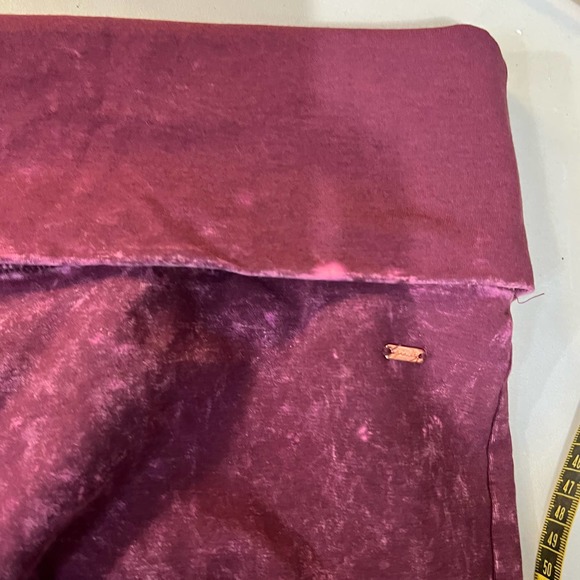 Victoria's Secret PINK Rich Maroon Red Foldover Flare Legging Size XXL - Picture 6 of 10